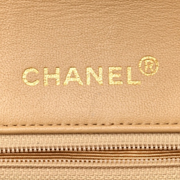 Chanel Diana Small Single Flap Beige Quilted Calf Leather Gold Plated Chain Bag - Picture 10 of 14